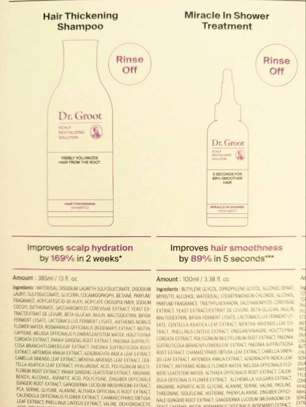 Dr. Groot Scalp Revitalizing Solution Hair Care Essentials Set